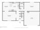 Layout of the home's first floor features a living room, dining room, kitchen, garage, and bathroom at 8332 Tanager Ln, Indianapolis, IN 46256