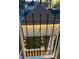 View of the backyard from the upper floor balcony at 926 Olive St, Indianapolis, IN 46203