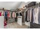 Organized walk-in closet featuring ample storage space, custom shelving, and well-arranged hanging rods at 926 Olive St, Indianapolis, IN 46203