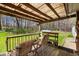 Back porch with seating at 9570 S 300 W, Columbus, IN 47201