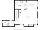 Layout featuring a kitchen, dining area, living room, bathroom, and stairs at 1032 Grovewood Dr # 0, Beech Grove, IN 46107