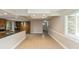 Dining area with light colored flooring, recessed lighting, and natural light from a large window at 10912 N County Road 950 E, Brownsburg, IN 46112
