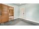Bedroom with large doorway at 1114 N Mount St, Indianapolis, IN 46222