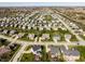 Extensive aerial view displays entire community showcasing the residential layout, landscape, and diverse architectural styles at 16016 Viking Lair Rd, Westfield, IN 46074