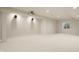 Finished basement with a projector, speakers, and ample space at 16016 Viking Lair Rd, Westfield, IN 46074