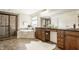 Elegant bathroom featuring a tub, a separate glass shower and dual sink vanity with ample counter space at 16016 Viking Lair Rd, Westfield, IN 46074