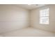 Bedroom with white walls and carpet, natural light from window with blinds at 16016 Viking Lair Rd, Westfield, IN 46074