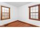 Image of bedroom with wood trim and hardwood flooring at 1726 N Euclid Ave, Indianapolis, IN 46218