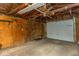 Spacious garage interior with overhead lighting and ample room for storage at 1726 N Euclid Ave, Indianapolis, IN 46218