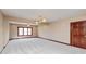 Finished basement with neutral paint, recessed lighting, and plush carpeting at 1937 Knightsbridge Rd, Danville, IN 46122