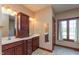Bathroom features a double vanity and natural light at 1937 Knightsbridge Rd, Danville, IN 46122