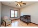 A Bedroom with a wood crib, neutral walls, a chair and a window that provides natural light at 1937 Knightsbridge Rd, Danville, IN 46122