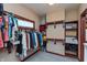 Walk-in closet with custom shelving and storage at 1937 Knightsbridge Rd, Danville, IN 46122