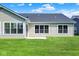 View of the backyard featuring green grass, homes, and a blue sky at 19602 Atwater Ave, Sheridan, IN 46069