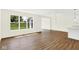 Open living room with a view to the yard and kitchen at 19602 Atwater Ave, Sheridan, IN 46069