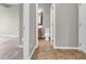 This bathroom is located off the hallway, offering convenience at 1968 Saratoga Dr, Greenwood, IN 46143