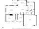 First floor plan showcases the layout of the living spaces, kitchen, dining and bedrooms at 1968 Saratoga Dr, Greenwood, IN 46143