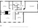 Second floor plan highlights the spacious main bedroom, walk in closet, laundry and other bedrooms at 1968 Saratoga Dr, Greenwood, IN 46143
