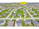 An aerial view of the neighborhood with Dye's Walk Country Club Golf just 3 minutes away! at 1968 Saratoga Dr, Greenwood, IN 46143