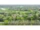Wide aerial view of a golf course and residential area with mature trees and well-maintained properties at 1995 W 116Th St, Carmel, IN 46032