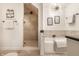 Bright bathroom with soaking tub and walk-in shower featuring decorative tiling at 1995 W 116Th St, Carmel, IN 46032