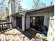 Outdoor deck with sliding glass doors for indoor-outdoor flow and a grill at 21 Osage Ct, Columbus, IN 47201