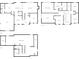 Detailed first, second, and third floor plans showcasing layout of the residence at 2261 Mustang Chase Dr, Carmel, IN 46074