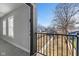 Backyard seen from private balcony, offering fresh air, natural light and private outdoor space at 2325 E Brookside Ave, Indianapolis, IN 46218