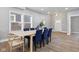 Dining room with ample seating and natural light, perfect for Gathering meals and gatherings at 2325 E Brookside Ave, Indianapolis, IN 46218