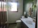 Cozy powder room with modern fixtures and stylish decorations at 2427 Cedar Bend Dr, Anderson, IN 46011