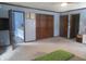 Bright bedroom with closet, and access to the en-suite bathroom at 2427 Cedar Bend Dr, Anderson, IN 46011