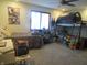 Bedroom featuring bunk beds and a cozy sleeping area at 2427 Cedar Bend Dr, Anderson, IN 46011