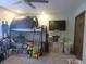 Bedroom featuring bunk beds and a cozy sleeping area at 2427 Cedar Bend Dr, Anderson, IN 46011
