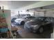 Spacious three car garage providing ample parking and storage at 2427 Cedar Bend Dr, Anderson, IN 46011