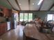 This is a beautiful kitchen with an island at 2427 Cedar Bend Dr, Anderson, IN 46011