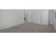 Cozy bedroom with neutral walls, soft carpeting, a closet, and access to the bathroom at 2526 David Dr, Westfield, IN 46074