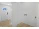 Bright foyer with tile flooring and a contemporary front door at 2526 David Dr, Westfield, IN 46074