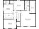 This is a floor plan showing the layout of the home's second floor at 272 Van Buren St, Greenfield, IN 46140
