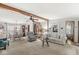 Bright and airy living room with view of the dining area with natural light at 3283 Westpointe Dr, Franklin, IN 46131