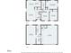 Detailed floor plan showcasing layout of the first and second floors at 3432 Joan Pl, Indianapolis, IN 46226
