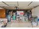 This garage has a concrete floor, a door to the house, and an automatic garage door opener at 3432 Joan Pl, Indianapolis, IN 46226