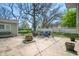 Backyard patio with fire pit and seating area, perfect for relaxing outdoors at 3515 Guilford Ave, Indianapolis, IN 46205