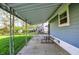Open-air patio with seating area, perfect for outdoor relaxation and entertaining at 3538 Cecil Ave, Indianapolis, IN 46226