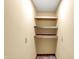 Spacious pantry with ample shelving, providing convenient storage solutions at 3875 Arrowhead Ct, Greenfield, IN 46140