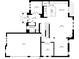 Open-concept floor plan with kitchen, living, and dining areas, den, office, pantry, and garage at 3997 Spylaw Rd, Bargersville, IN 46106