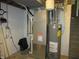 Basement with furnace and hot water heater at 4166 Cobblestone Way, Greenwood, IN 46143
