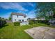 Expansive backyard featuring a pool, patio area, and basketball hoop, perfect for entertainment at 419 Old Glory Dr, Greenfield, IN 46140