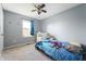 bedroom with a twin bed and a window offering natural light at 419 Old Glory Dr, Greenfield, IN 46140
