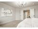 Main bedroom showcasing natural light, neutral color palette, and a view to the entry at 4428 Voyageur Way, Carmel, IN 46074