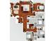 3D floor plan showing the layout of the house with furniture placement at 52 E 286Th St, Atlanta, IN 46031